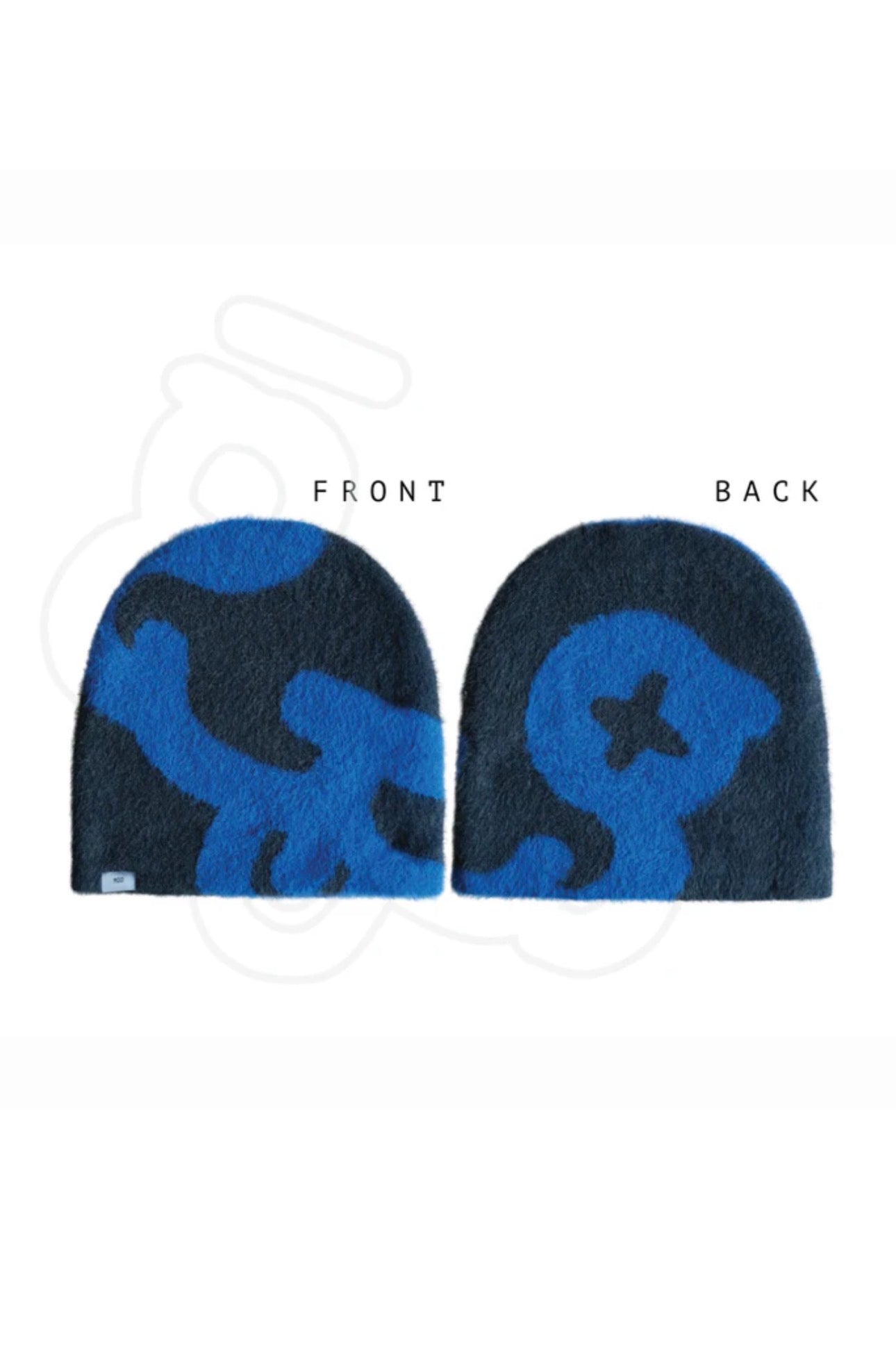 FUZZY LOGO BEANIE