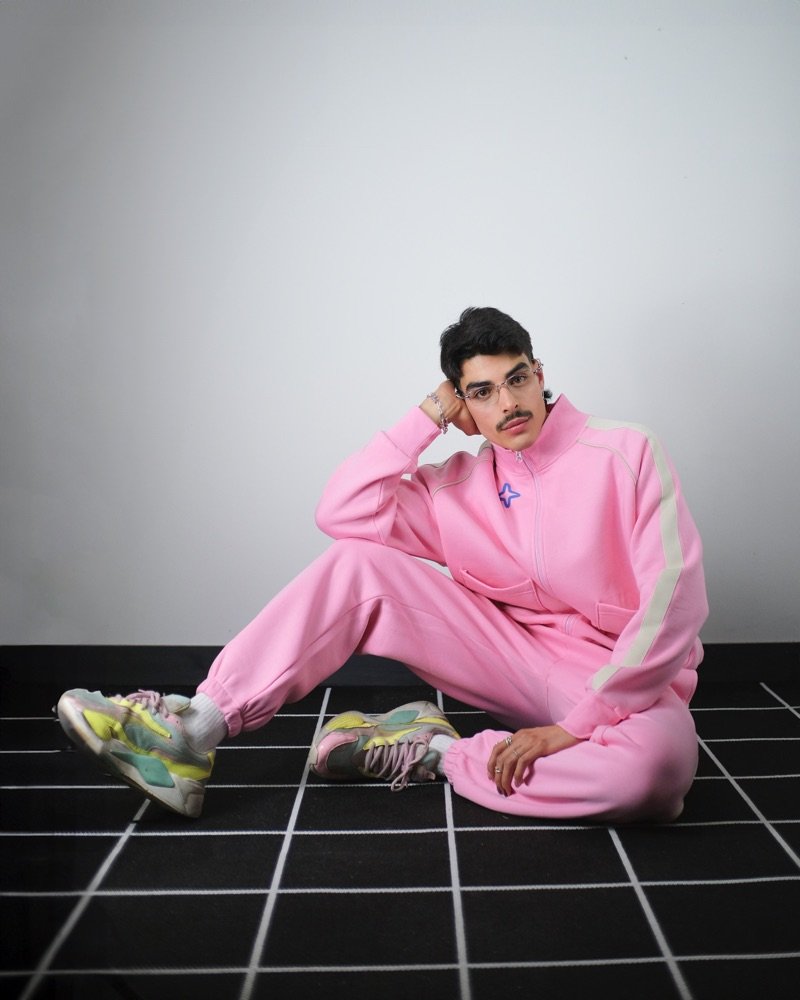 ZIP UP TRACKSUIT TOP PINK