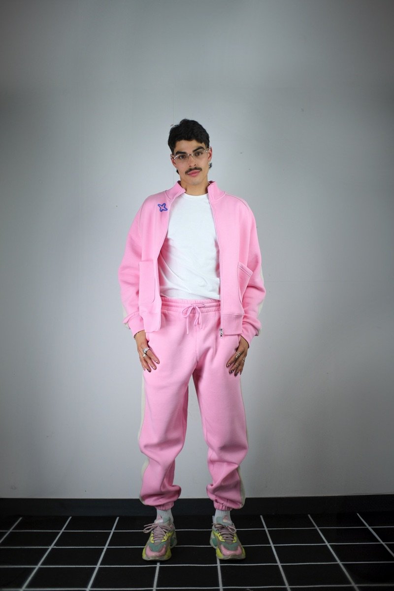 ZIP UP TRACKSUIT TOP PINK