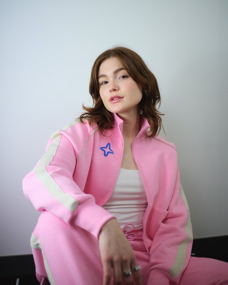 ZIP UP TRACKSUIT TOP PINK