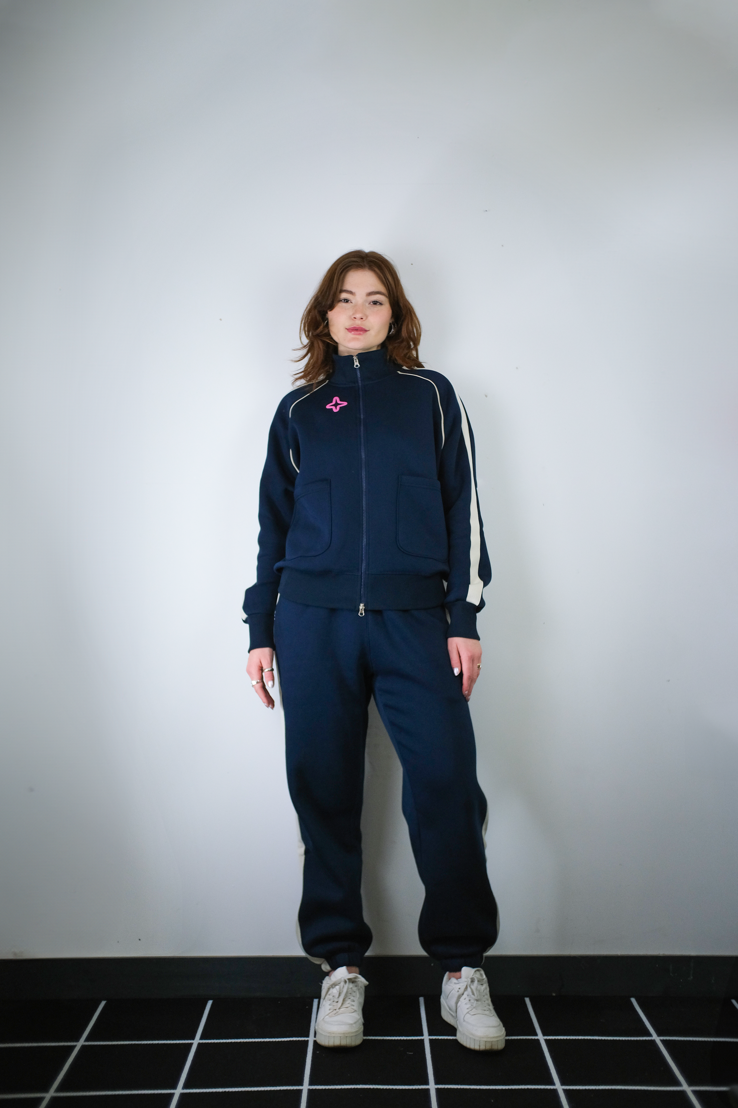 ZIP UP TRACKSUIT TOP PINK