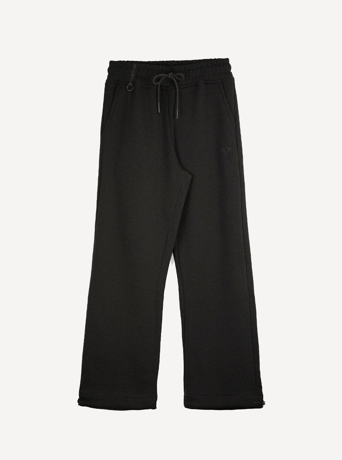 MOO STALPE FLARED SWEAT PANTS BLACK