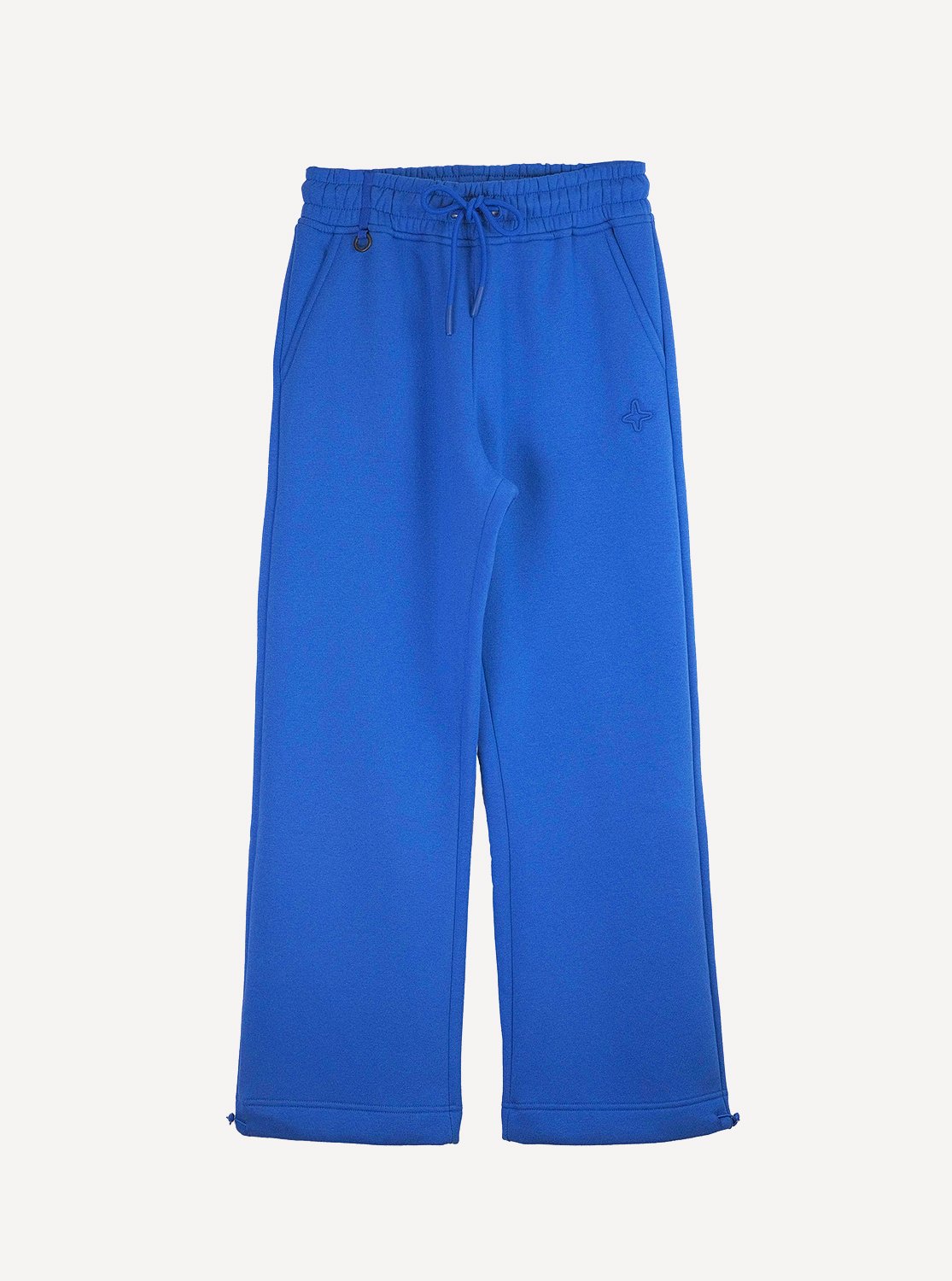 MOO STALPE FLARED SWEAT PANTS BLUE