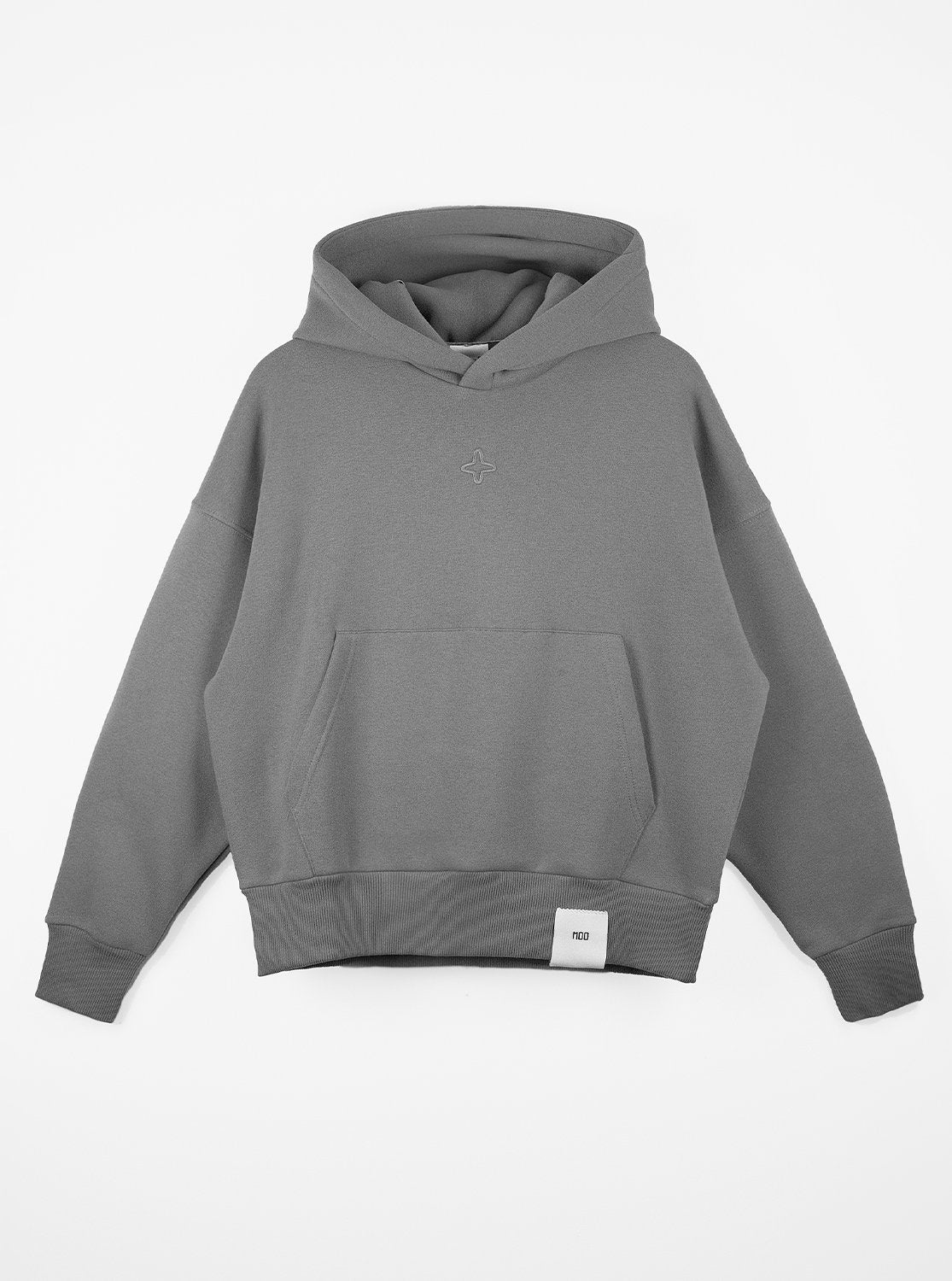 MOO STAPLE OVERSIZED HOODIE GRAY