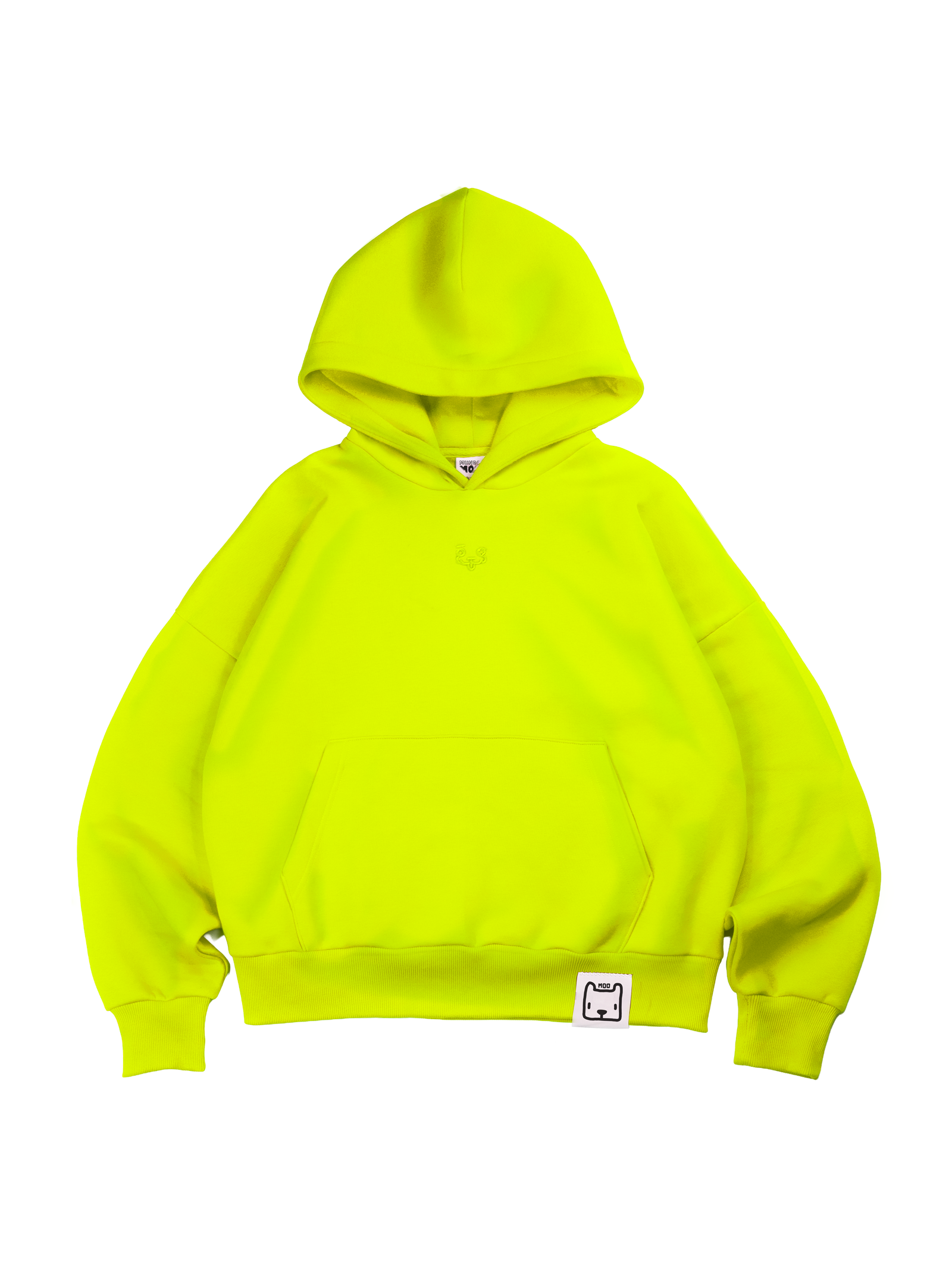 MOO OVERSIZED HOODIE : LIME