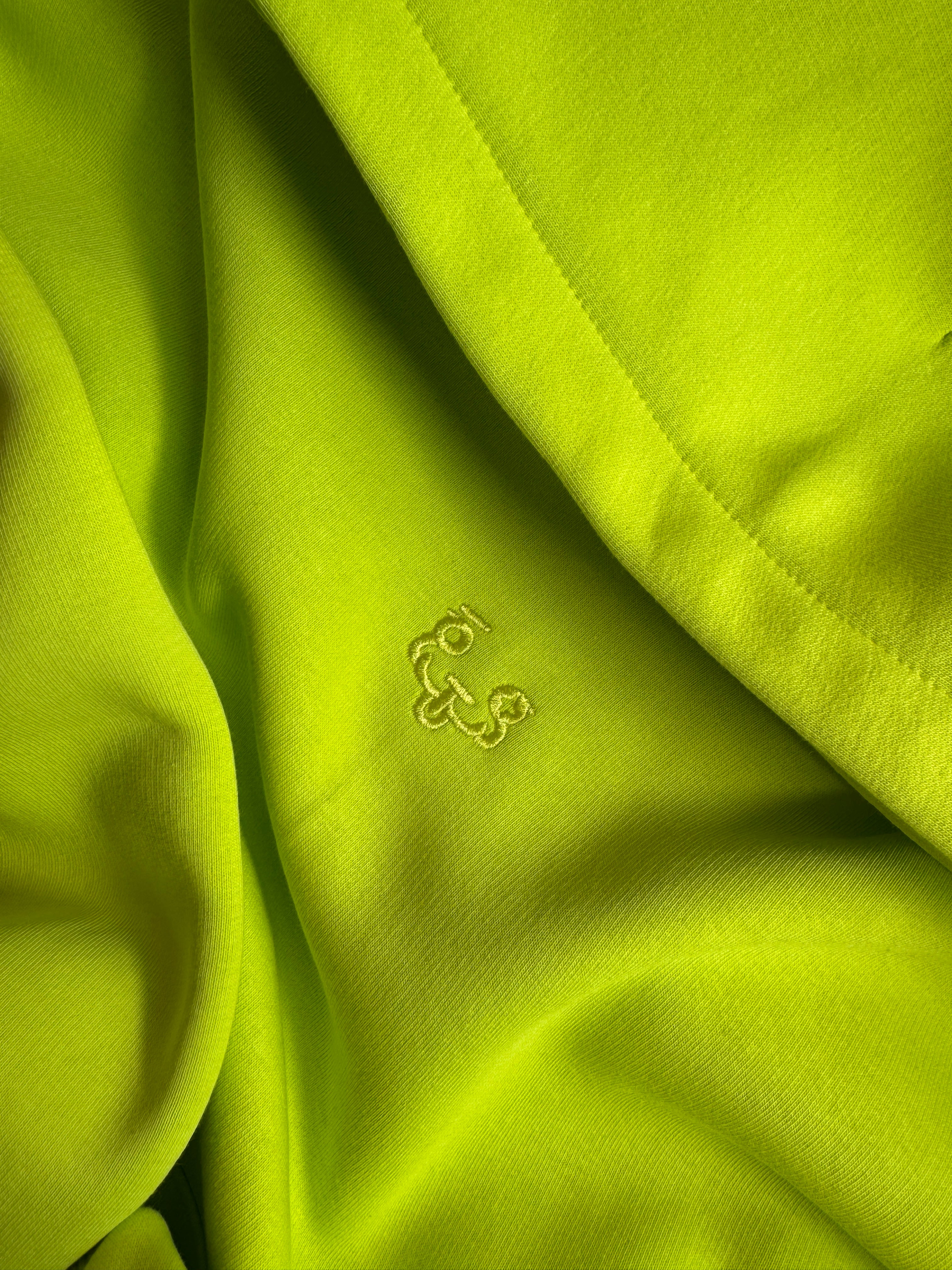 MOO OVERSIZED HOODIE : LIME